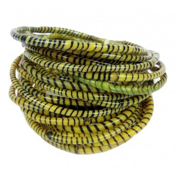 Náramek z recyklovaného plastu jokko - upcyklace - boho - africká bižuterie