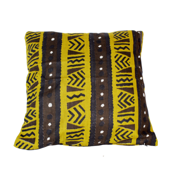 Povlak na polštář, bavlna, zapínání – zip, západní Afrika