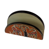 Stojan na ubrousky, materiál – barvený kámen mastek, Keňa
