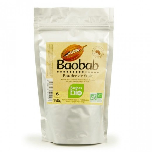 Bezlepkový prášek baobab - BIO, 150 g