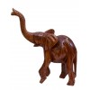Africká dřevěná soška - slon z tropického dřevo