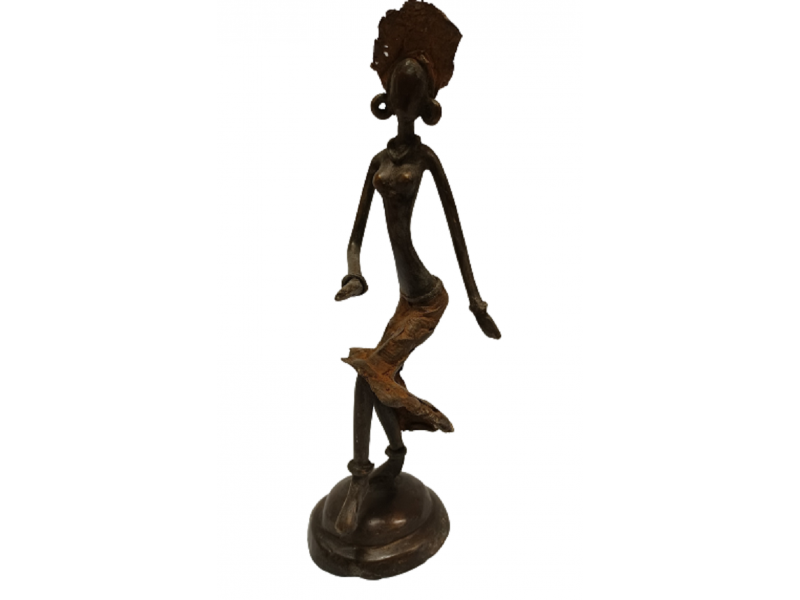 Africký bronz - žena tančící