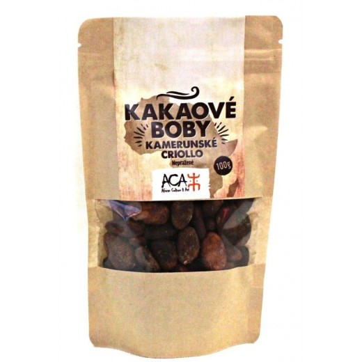 Pražené kakaové boby Criollo 100 g