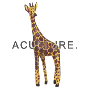 Dřevěná soška - žirafa