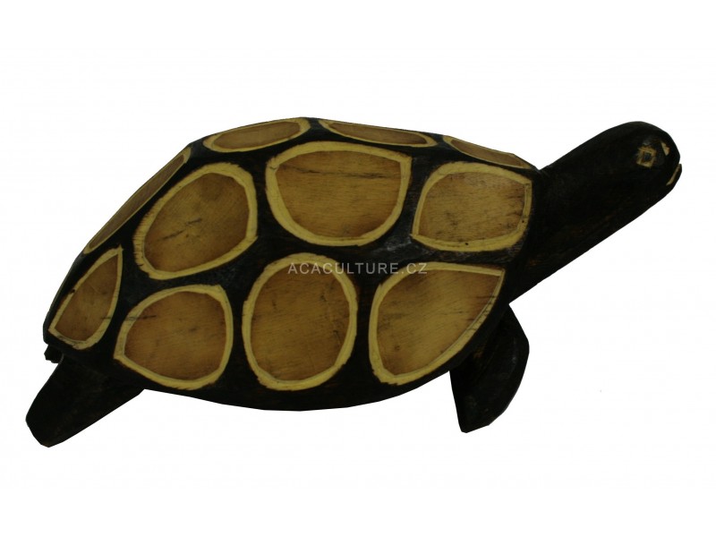 Dřevěná soška želva