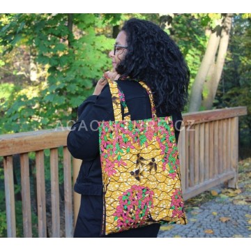 Nákupní taška Easy z africké bavlněné látky
