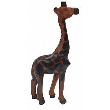 Dřevěná soška Žirafa