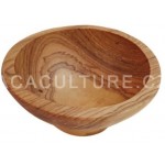Kulatá miska z olivového dřeva