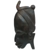 Africká dřevěná maska-dřevěná závěsná dekorace