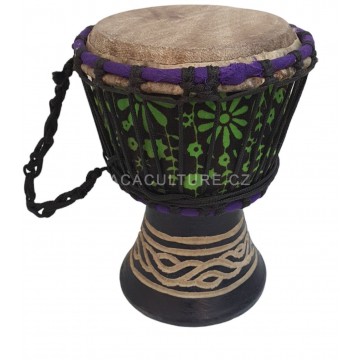 Dětský bubínek-bubínek pro děti-africký buben-djembe-africký hudební nástroj-africké umění