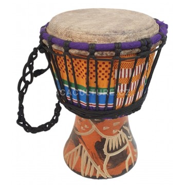 Dětský bubínek-bubínek pro děti-africký buben-djembe-africký hudební nástroj-africké umění