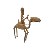 bronzová soška-dogon-velbloud-afrika