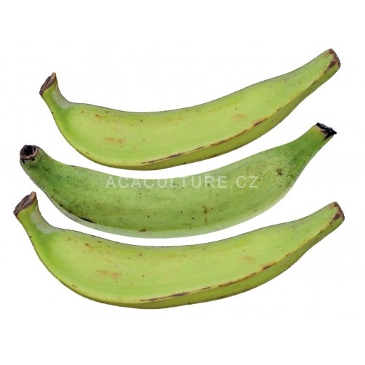 Banán plantain na vaření-aloko-africká kuchyně-exotické ovoce a zeleniny